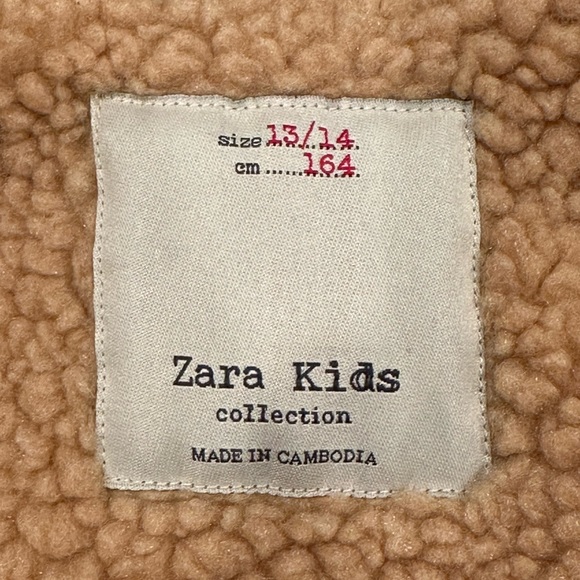 Zara Kids Fleece lined Jacket - Picture 4 of 9